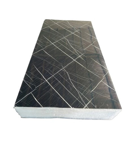 Platina pvc mármol 2.40 m2 negro oro ref cel-0064