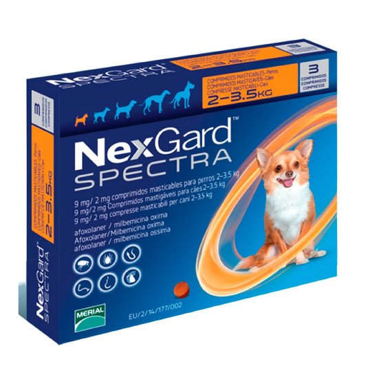 Nexgard spectra int/ext 2-3.5 kg ref nexspevtra2-3