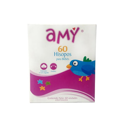 Hisopos para bebés Amy 60 und