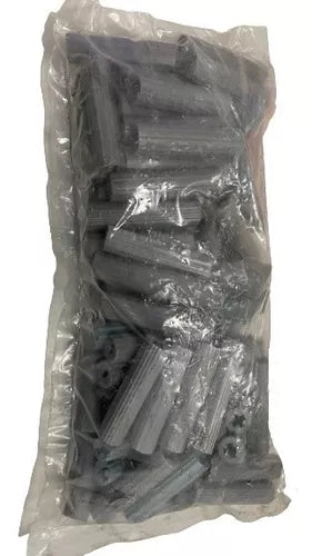 Ramplug plástico 6x30mm 200 pzas color gris ref hwsp060311