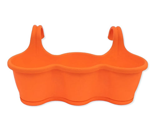 Macetero triple de barandilla con gancho ref alm-tropic-h-3