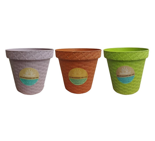 Maceta redonda Terragave multicolor 11,94 cm ref tamrrd1202-1keqd