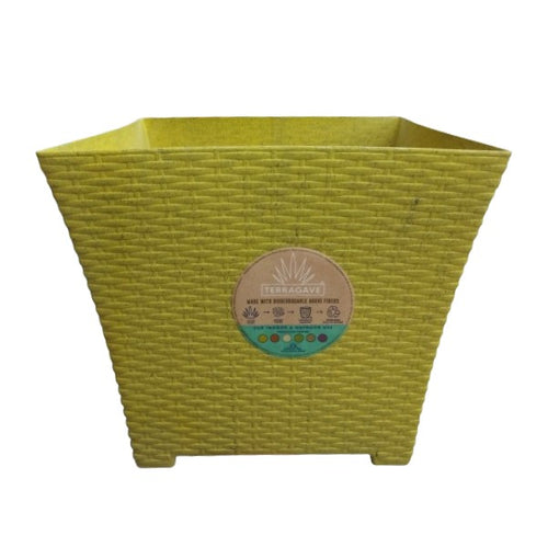 Maceta cuadrada Terragave color verano 38,10 x 32,00cm ref tamgr0038