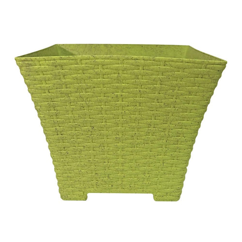 Maceta cuadrada Terragave color verde 25,91 x 21,09cm ref tamrme0039