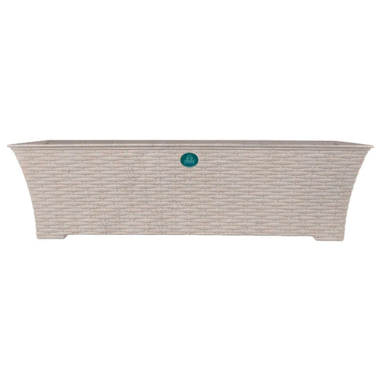 Maceta jardinera rattan Terragave color arena 44,96cm ref tajara4534