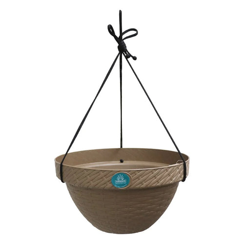 Maceta colgante Terragave color tierra 26,42cm ref tamrco2614