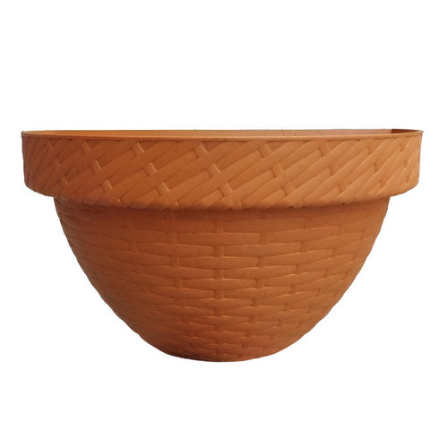 Maceta de pared Terragave color terracota 26,42 cm ref tamrpa2643