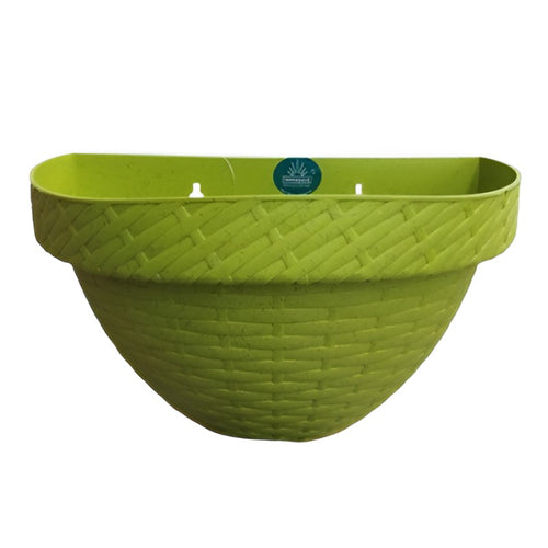 Maceta de pared rattan con césped Terragave 26,42cm ref tamrpa2639