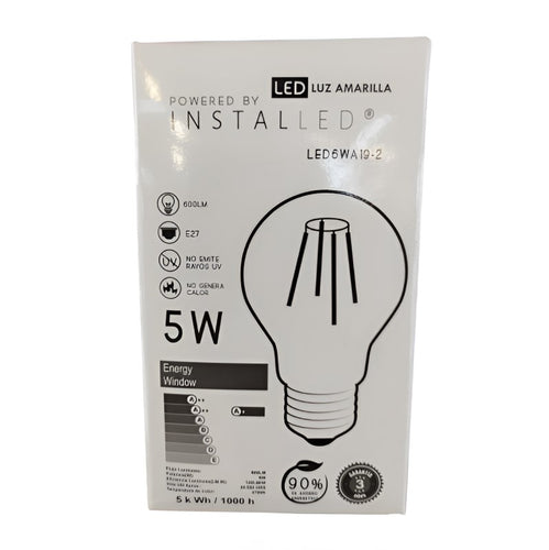 Bombillo led 5w Installed ref led6wa19-2