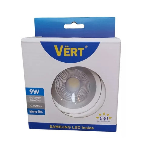 Lámpara led ojo de buey Samsung led blanco empotrable 100-240v Vert ref spot-9w6