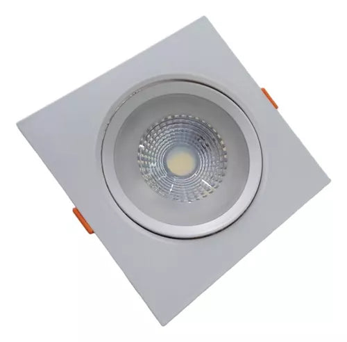 Lámpara led ojo buey Samsung empotrable blanco con marco cuadrado Vert ref ssc-126