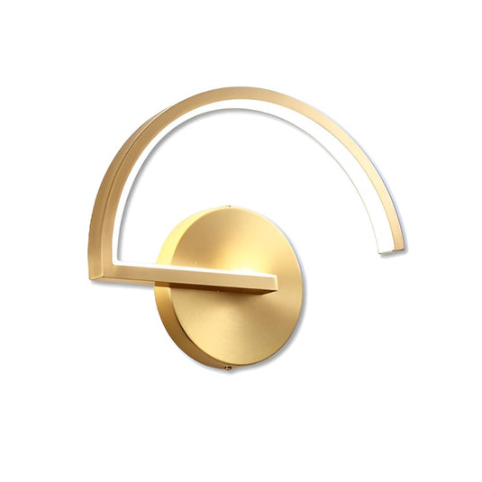 Lámpara de aplique arco dorado 5w ref 1870