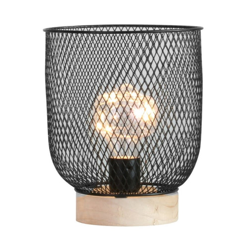 Lámpara led de mesa Decore 110v 14x14x17,2 color negro ref n19-06036