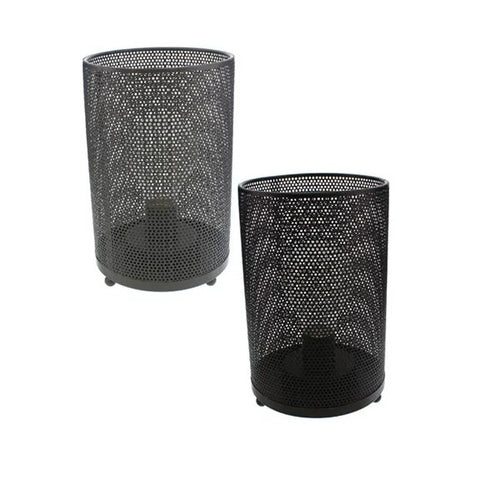 Lámpara led de mesa Decore 11,5x11,5 color gris/negro ref 604-04932