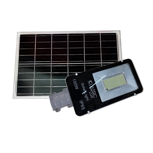 Luminaria con panel solar 6500k 100w ref Luv-31