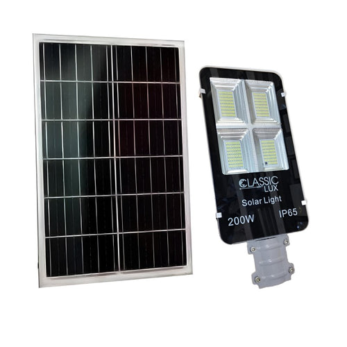 Luminaria con panel solar 6500k 200w ref Luv-32