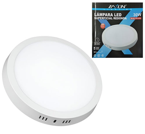 Lámpara led redonda superficial 30w Zaxon ref lpl-074