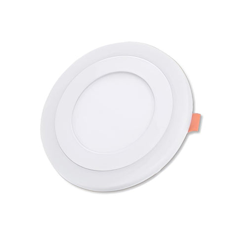 Lámpara led bi color empotrar redonda colores surtidos 6+3w Zaxon