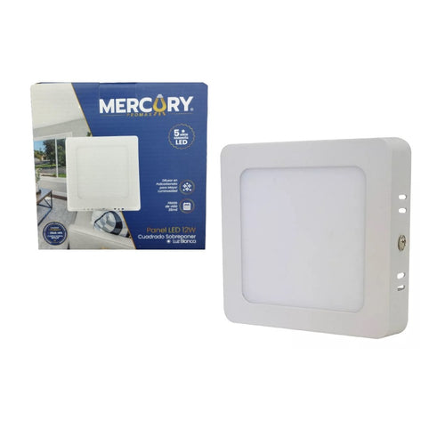 Panel led sobreponer cuadrado 12w Veneled ref ipl26