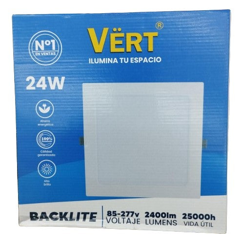 Panel led cuadrada empotrar eco 24w Vert ref epce-246