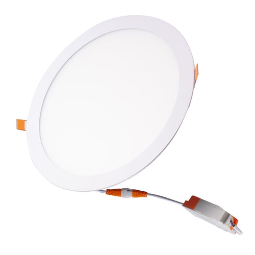 Panel led empotrar redondo blanco 12w luz blanca Lumistar