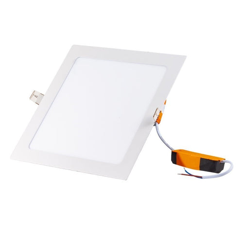 Panel led empotrar cuadrado blanco 24w luz blanca Lumistar ref led170