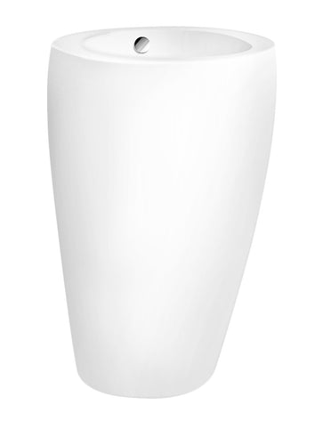 Lavamanos de piso grande 55x51,5x85cm blanco ref cer-001