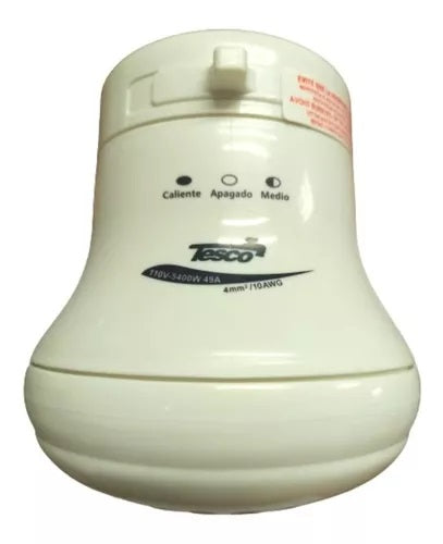 Ducha eléctrica Tesco 110v-5400w color blanco Ref 04-003-049
