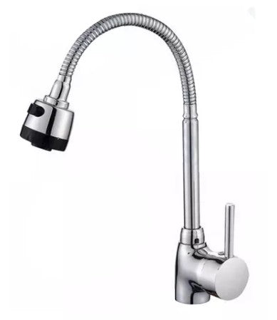 Grifería monomando para fregadero MA Faucet regadera flexible y doble función Ref met-406