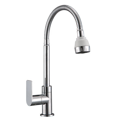 Grifería monomando para fregadero MA Faucet cuello flexible Ref met-426